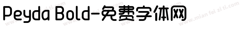 Peyda Bold字体转换